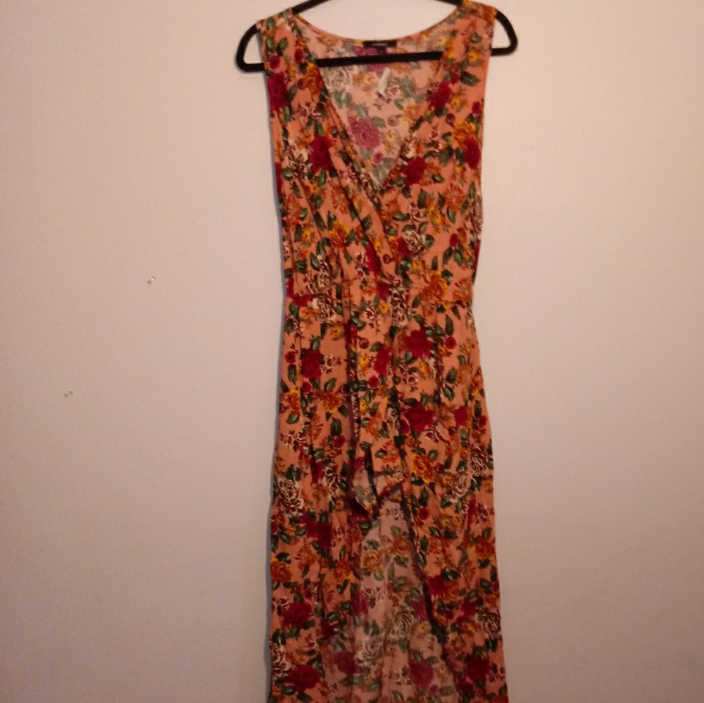 Ambiance Floral Romper Short Dress Size L
